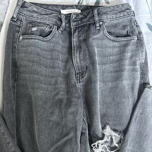 Pacsun Black Ripped Mom Jeans